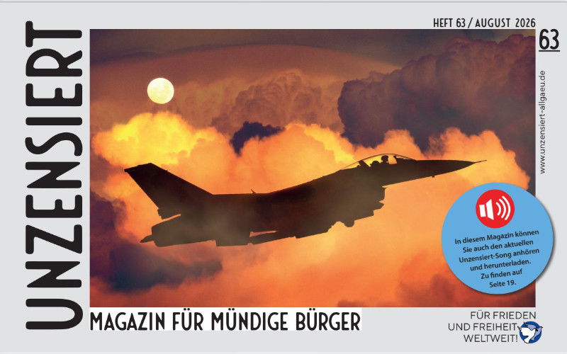Unzensiert Nr. 63 August 2026